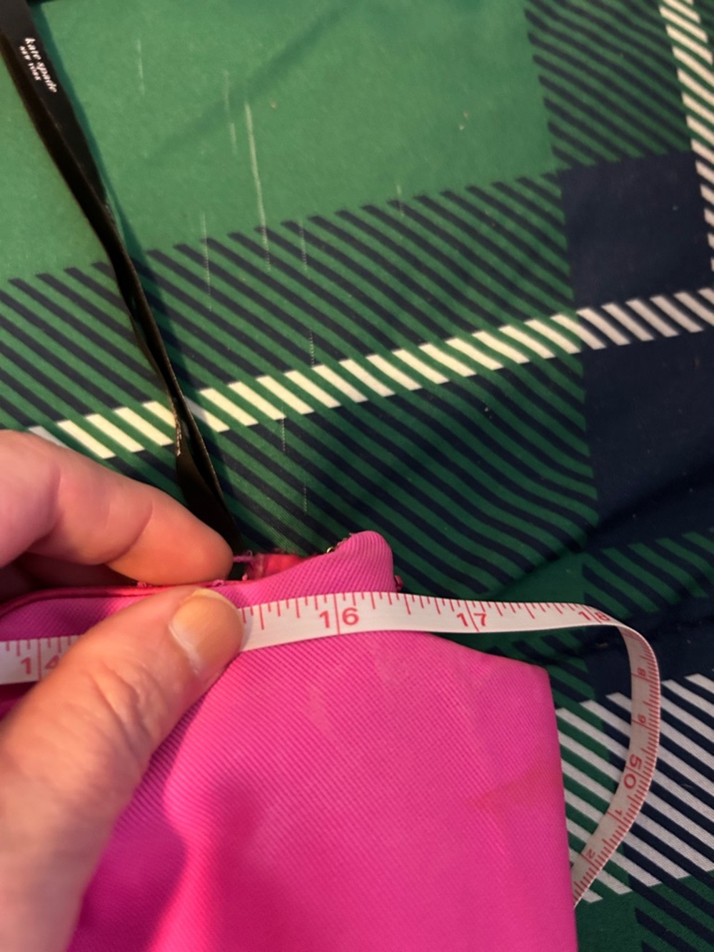 kate spade Hot Pink Bow-Detail Mini Dress, NWOT, Size 12, runs small in bust - Picture 13 of 16